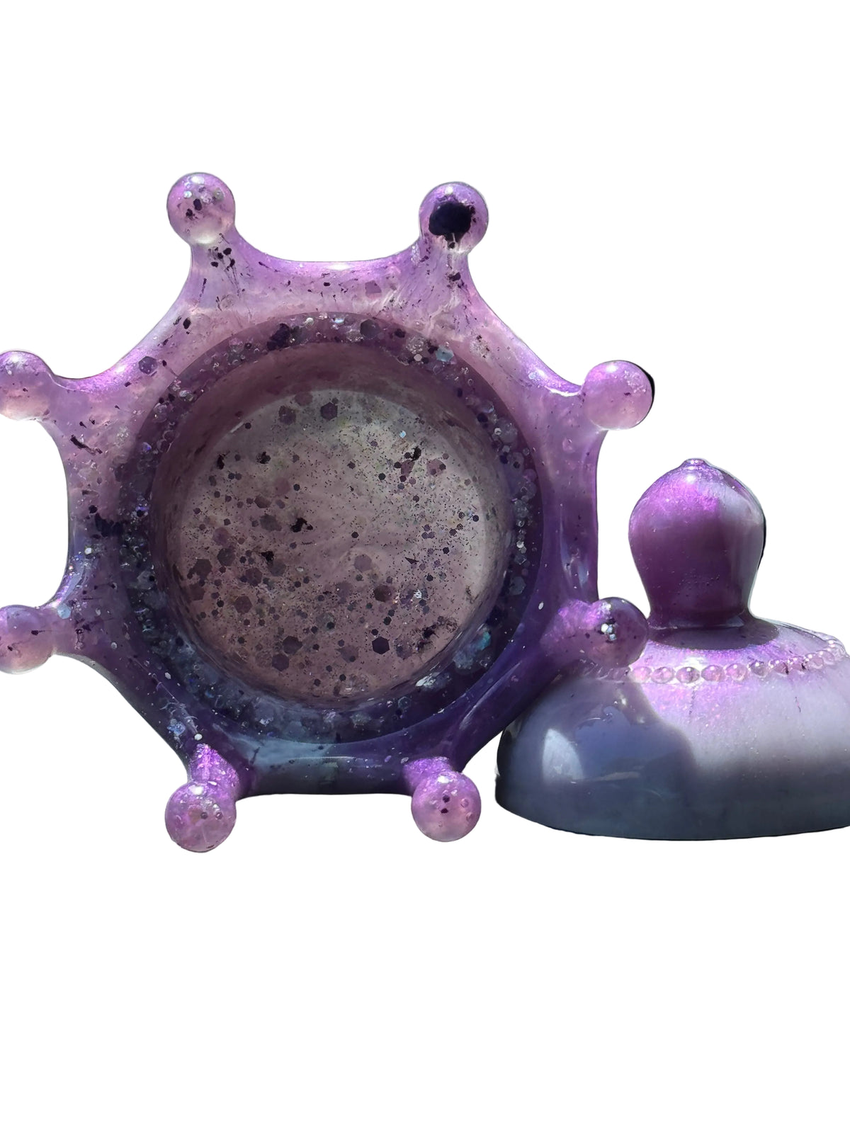Handmade Resin Crown Ring Holder | Jewelry Dish | Made to Order