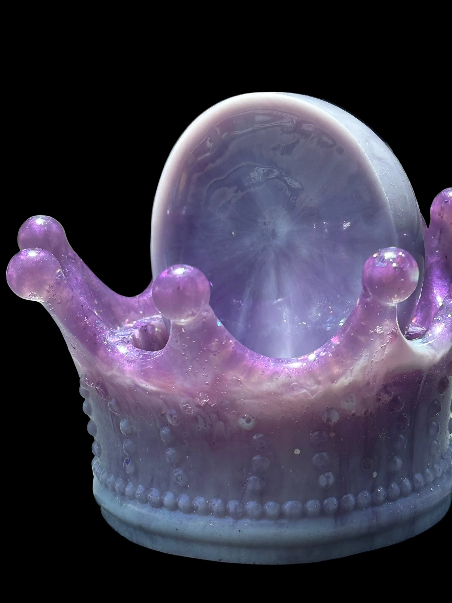 Handmade Resin Crown Ring Holder | Jewelry Dish | Made to Order