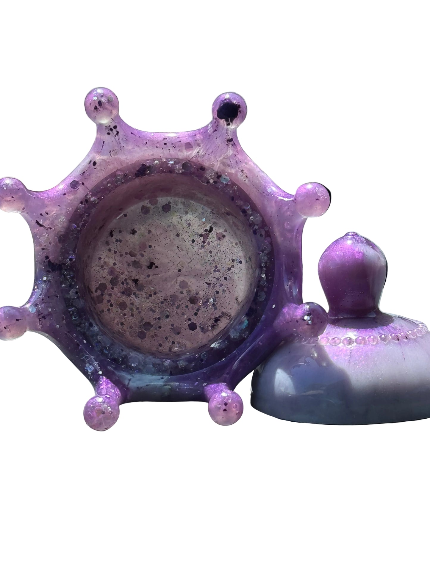 Handmade Resin Crown Ring Holder | Jewelry Dish | Made to Order