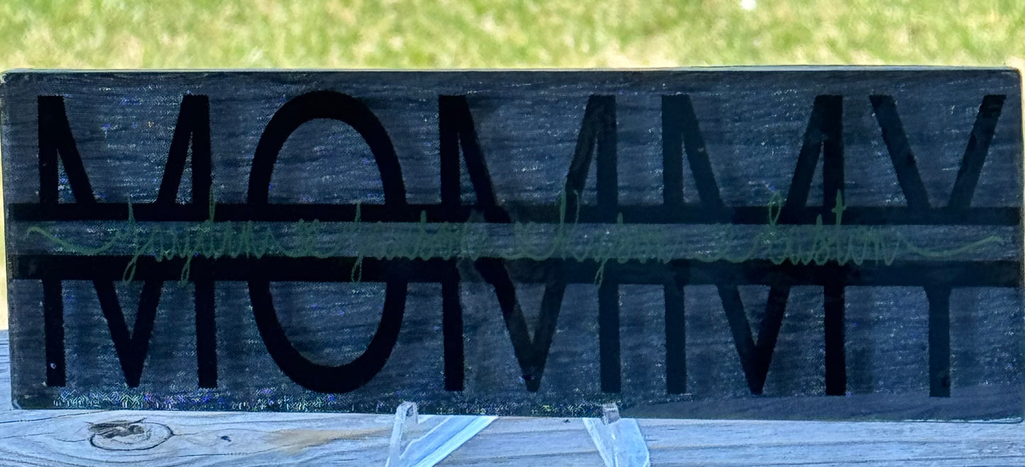 Personalized Family Name Sign | Handmade Resin Home Decor | Custom Last Name Sign