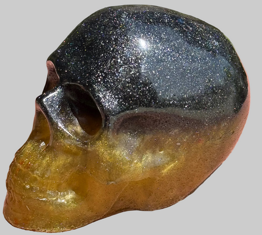 Handmade Resin Skulls Halloween Décor