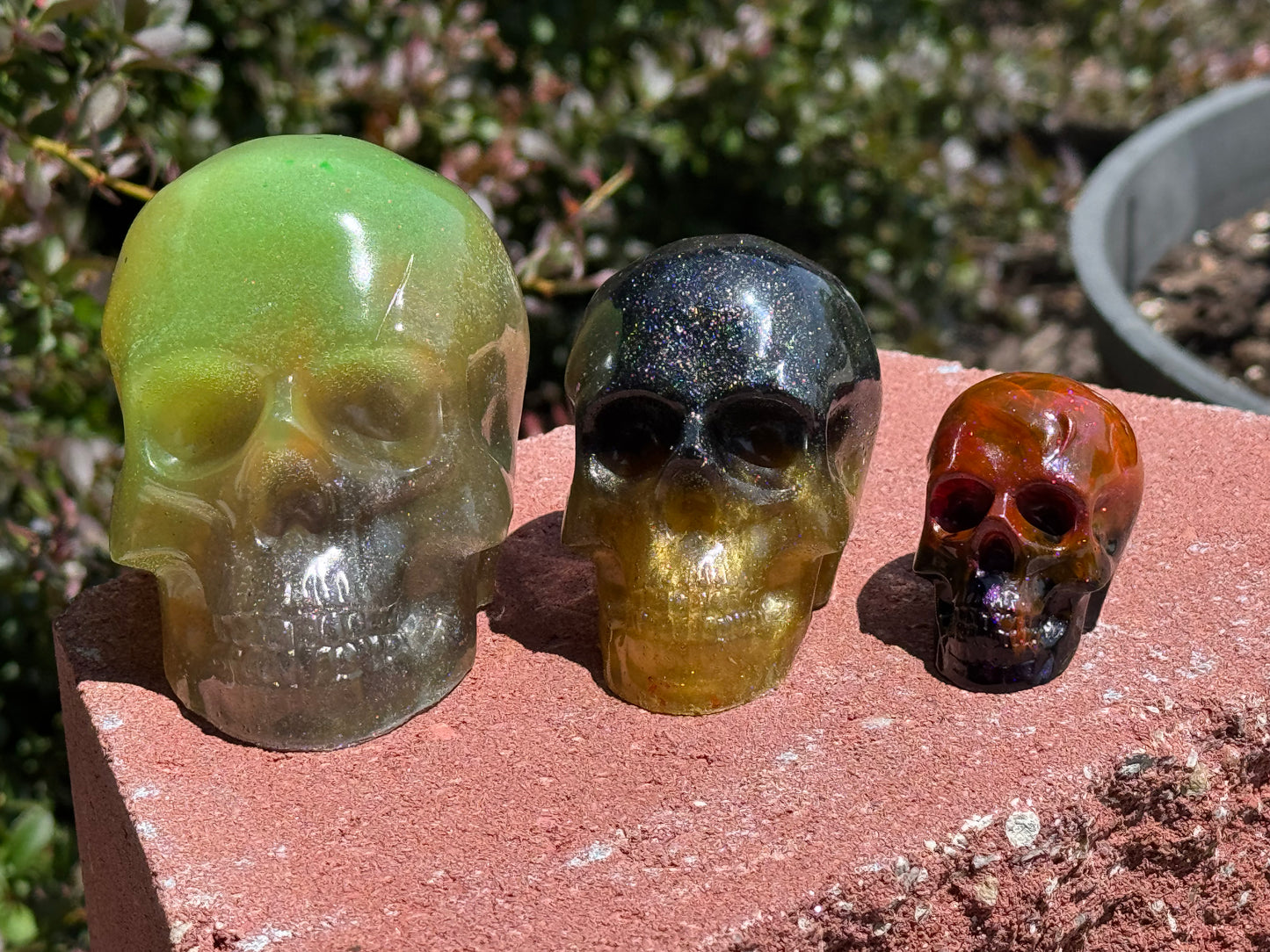 Handmade Resin Skulls | Halloween Décor (Copy)